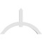 Ekena Millwork Archdale Architectural Grade PVC Gable Bracket, 72"W x 45"H x 6"D x 6"F, 15/12 Pitch GBP072X45X0606ARC00 - alternate 5